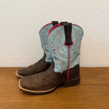 Ariat Kids Tombstone Square Toe Western Boots Style 10031516 Kids 1.5