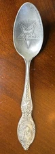 Antique Sterling Silver North Star Benefit Association NSBA Souvenir Spoon 29g