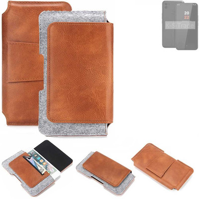 Gürtel Tasche für Volla Phone 22 Schutz Hülle Holster Case schwarz Kunstleder