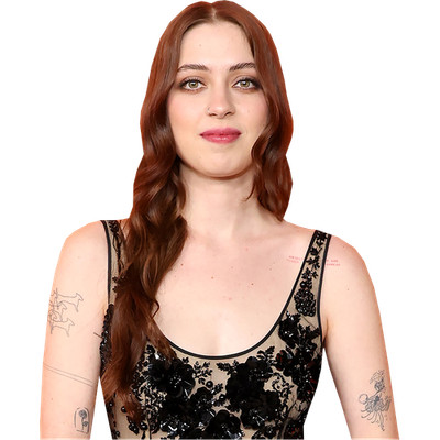 Lizzy McAlpine (langes Kleid) Half Body Buddy Cutout
