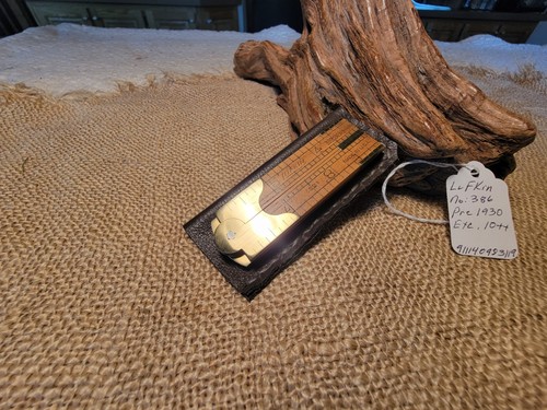 Antike Lufkin Nr. 386 Zollstock Taschenlineal vor 1930 - Bild 1 von 19