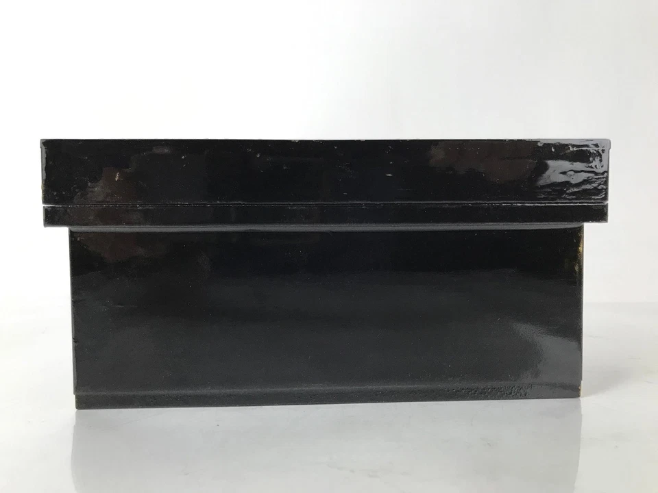 Cofre Muñeca Hina Madera Lacada Japonesa Nagamochi De Colección Día de Niñas Makie Dorado ID618 Foto 4 de 4