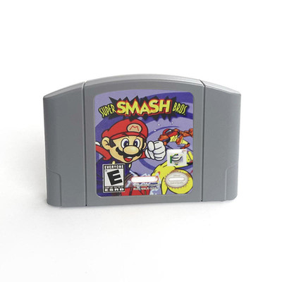 Super smash bros Game Cartridge For Nintendo 64 Console Tested Free Shipping