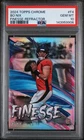 2024 Topps Chrome Finesse #F4 Bo Nix Finesse-Refractor PSA 10 Rookie RC