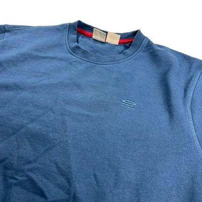 Manguun Sports Men's Long Sleeve Logo Sweatshirt Navy Blue   XL