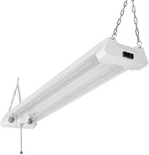 2 ft. LED Shop Light Fixture Clear Lens 5000K 2500 Lumens