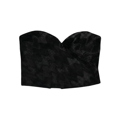 Haut sans bretelles La Perla — polyester — noir — taille 38 - Photo 1/4