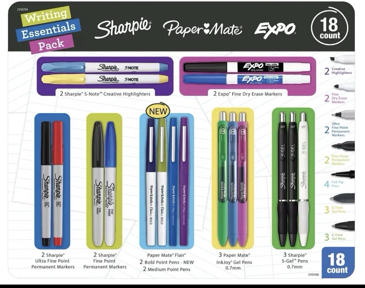 Highlighters Gel Pens Dry Erase Set