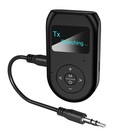Bluetooth 5.0 LCD Display Audio Receiver Transmitter 3.5mm AUX Adapter Handsfree