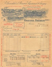 1920 SUPERIOR BUTTER D ISIGNY BRETEL FRERES A VALOGNES
