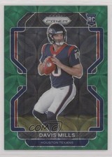 2021 Panini Prizm Rookie Green Scope Prizm 57/75 Davis Mills #352 19fe