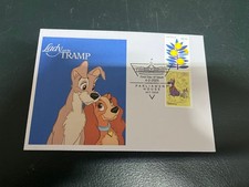 (1227) 12-7-2025 - Famous movie related stamp - Lady and the Tramp (A)
