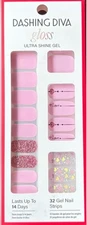 NEW Dashing Diva - Gloss - Ultra Shine Gel Nail Strips - Pink GS328 Love Sick