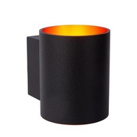 Up Down Wandleuchte Schwarz Gold Schlafzimmer G9 H:10 Cm Wandlampe Flur