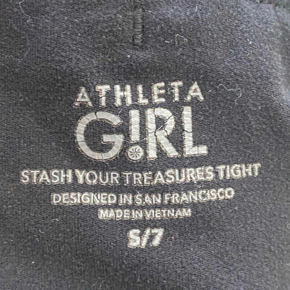 Leggings Athleta Niña Tres Pares Talla 7 Foto 4 de 4