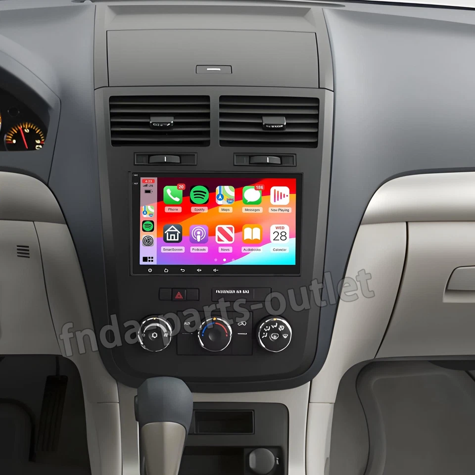 Radio de coche estéreo GPS estéreo 8"" Carplay Android 15 para Saturn Outlook 2007-2010 2+32 GB Foto 2 de 4