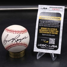 Burt Reynolds Signed Rawlings OML Baseball Actor Autograph JSA COA ZJ22481