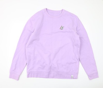 Big Wild Thought Unisex Lila XL Pullover Sweatshirt