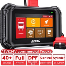 Heavy Duty Truck Diesel Scanner Bidirectional Dpf Regen Speed Limit Full System