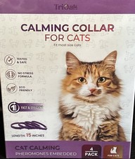 TriOak 4 Pack Calming Collar for Cats, Cat Calming Collar, Calming Pheromone NEW