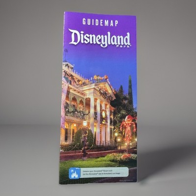 Disney Disneyland Park Halloween Time Haunted Mansion 2022 Guide Map 09/02/2022