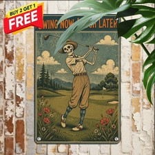 Retro Vintage Wall Art Print Graphic Metal Tin Sign Home Decor Plaque 8x12