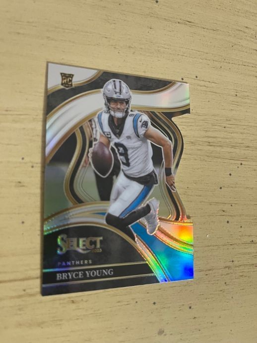 2023 Panini Select Bryce Young #291 Silver Prizm Die-Cut Carolina Panthers Rook…