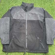 US Military Peckham Cold Weather Synthetic Fleece Jacket Black USA Large L