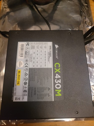 Corsair cx430m Modular Computer Netzteil ATX Gaming PSU PCIE MOLEX INTEL AMD - Bild 13 von 15