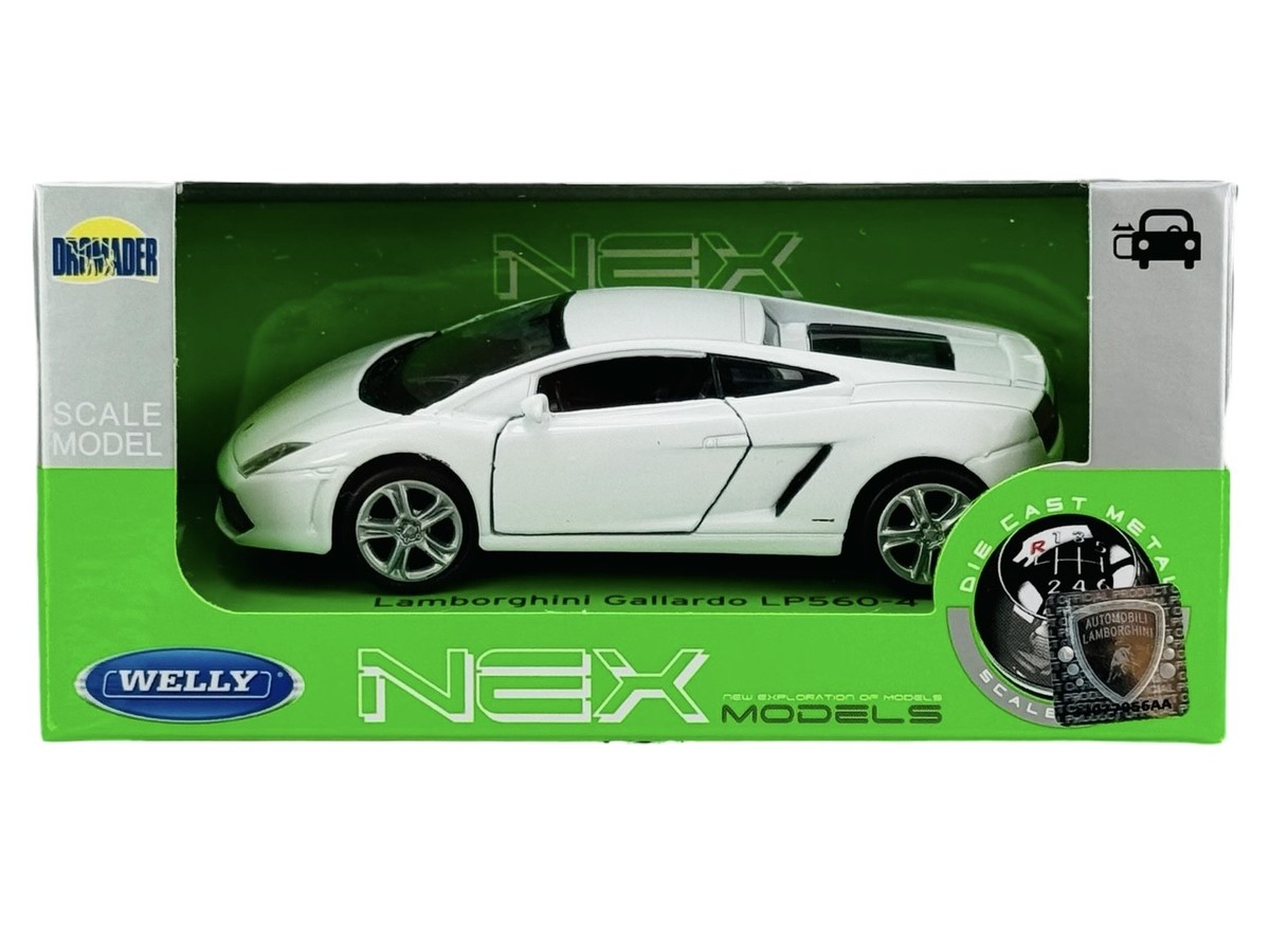 WELLY LAMBORGHINI GALLARDO LP560-4 WHITE 1:34 DIE CAST METAL