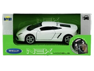 WELLY LAMBORGHINI GALLARDO LP560-4 WHITE 1:34 DIE CAST METAL