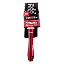 Conair Tourmaline Ceramic Porcupine Round Hair Brush, Red