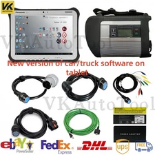 2025.6 MB SD Compact C4 DOIP Xentry car and Truck Diagnostic scanner with Tablet
