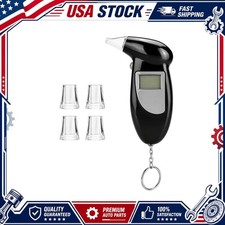 Digital LCD Police Breath Breathalyzer Test Alcohol Tester Fast and Accurate