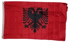 3X5 ALBANIA FLAG ALBANIAN FLAGS NEW BANNER SIGN 100D