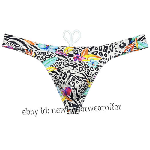 Men's Swimwear Sexy Swim Thong Bikini Trunks Board Surf Shorts Tangas Swimsuits - Picture 120 of 134