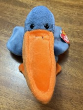 Ty Beanie Babies Baby retired Scoop PVC No red stamp Numeric 4107 MWMT RARE *