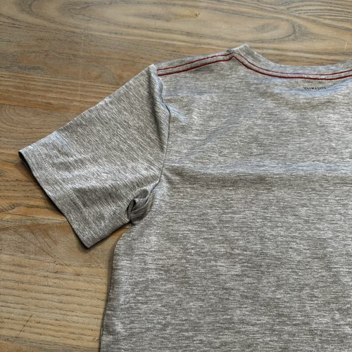 READ Adidas Gray Short Sleeve Basketball Graphic T-Shirt Boys M 10/12 Athletic - Picture 10 of 15