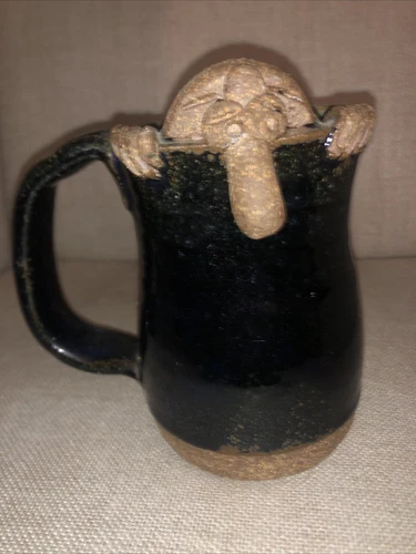 Funny Face Glaze Pottery Mug