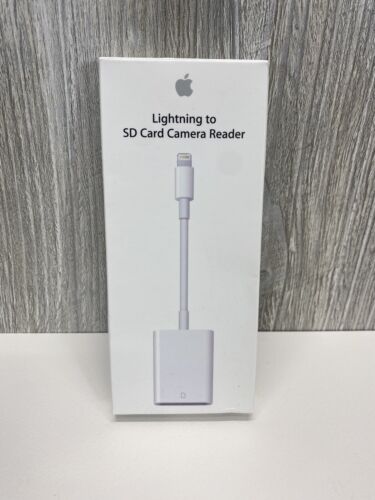 Original Apple Lightning to SD Card Camera Reader A1595 Genuine Authentic