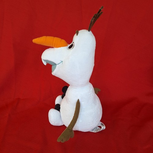 Disney Frozen Olaf Snowman Plush 14 Inch Stuffed Animal Toy Snowflake Print - Picture 4 of 9