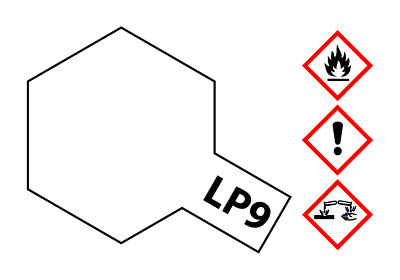 (881,00 /1l) LP-9 Klarlack glänzend 10ml Kunstharzfarben Lacquer Farbe
