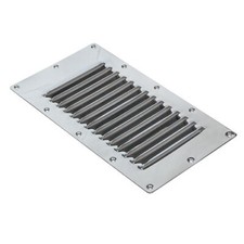 Edelstahl Kiemenblech / Lüftungsblech / Lüftungsgitter rechteckig