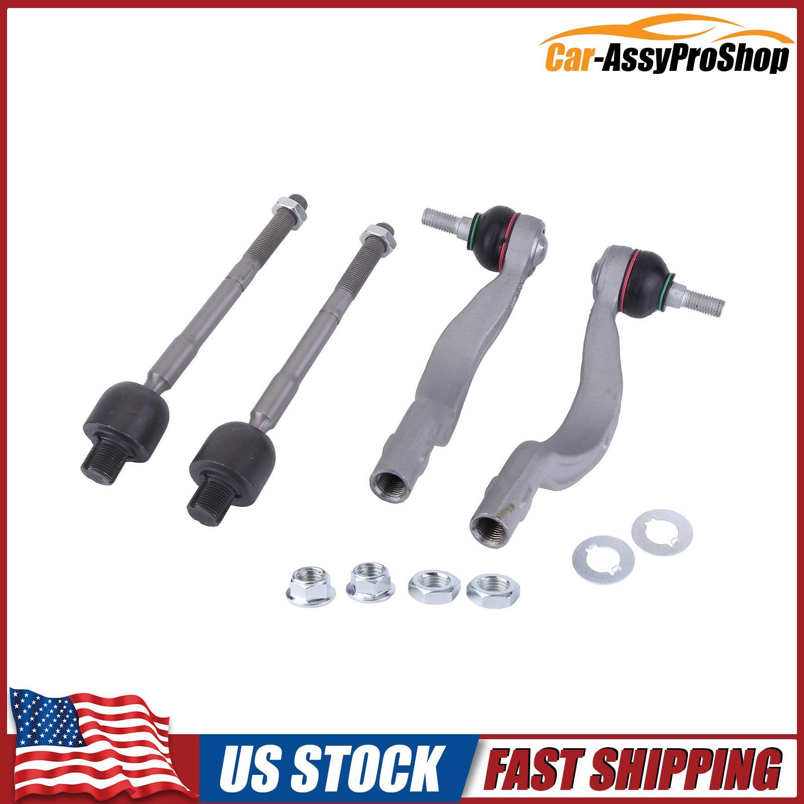 L & R Inner & Outer Tie Rod End Set for Maserati Ghibli Quattroporte 2014-2016