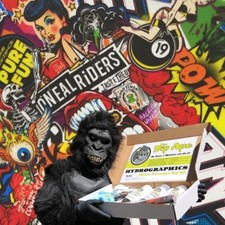 Oneal Sticker Bomb Dip Ape Hydrographic Water Transfer Hydro Dipping Dip Kit