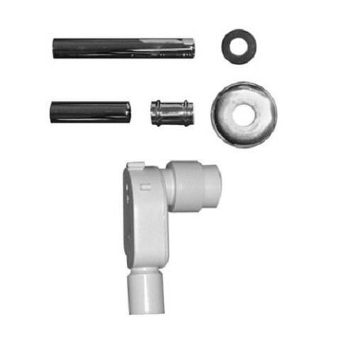 Duravit 0050441000 Chrome Architec In-Wall Siphon Kit for Architec H70 Sink