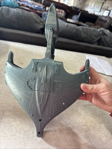 Star Trek Next Gen Romulan Warbird Attack Cruiser Playmates 1993 sin probar sin caja - Imagen 4 de 7