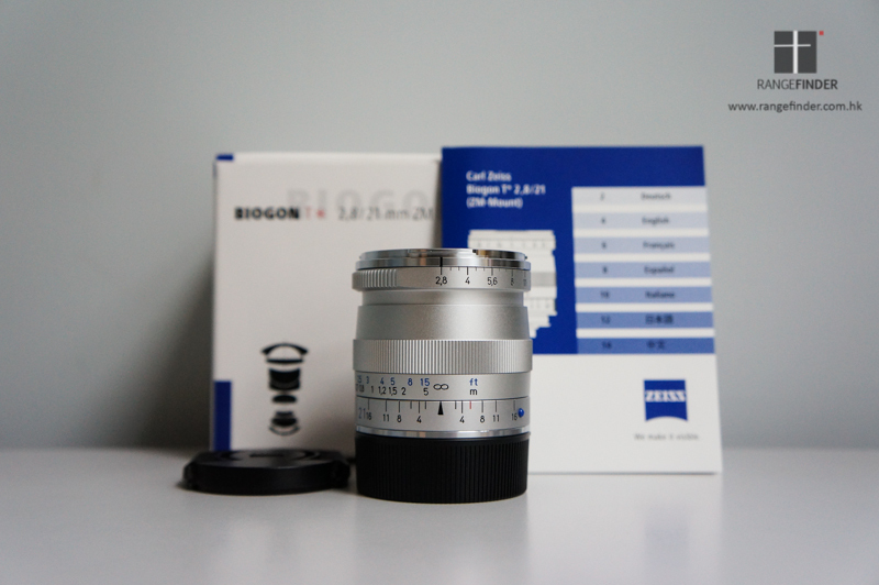 BRAND NEW Carl Zeiss Biogon T* ZM 21mm F/2.8 Lens (SILVER) for