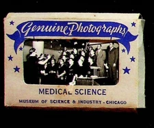 Chicago Museum Of Science & Industry Set Of 20 Mini Photographs Medical Science