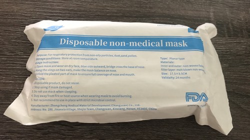 20 PCS Mask Disposable Face Masks Medical Surgical Dental 3-Ply Earloop - Picture 2 of 3